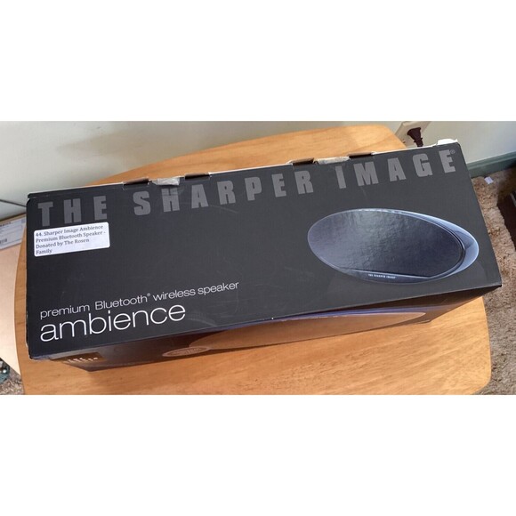 Sharper Image Ambience Premium Bluetooth Wireless Speaker Black Tested & Works - Picture 10 of 10